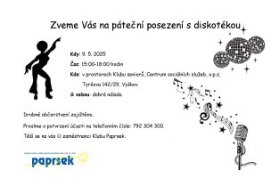 Odpolední posezení s diskotékou