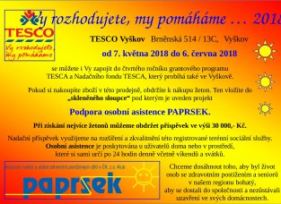 Podpořte PAPRSEK