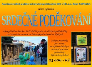 Poděkování